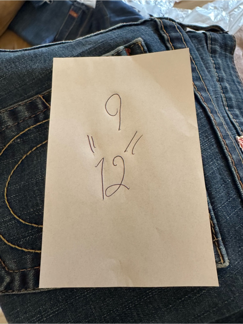 True Religion Women’s Jeans Size 31 Y2K Dark Wash Bootcut Horseshoe Pockets - Picture 9 of 9
